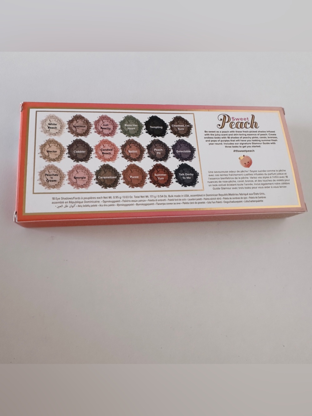 New Too Faced Sweet Peach Eyeshadow Palette - Picture 6 of 8